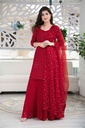 Ensemble costume rouge